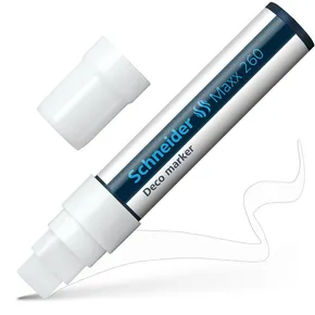 Kreidemarker Maxx 260, weiß, 2-15mm, flüssig, SCHNEIDER